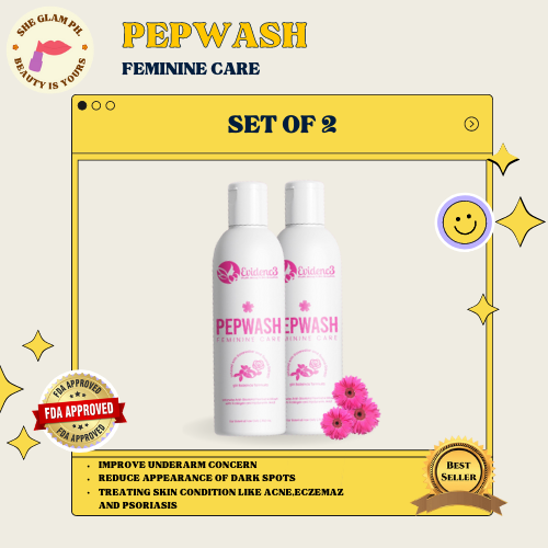 PEPWASH FEMININE CARE (SET OF 2) ANTI BACTERIAL GUAVA EXTRACT HYGIENE