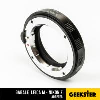 Gabale LM-NIKON Z Adapter แปลงเลนส์เมาส์ Leica M เพื่อเอามาใส่กล้อง Nikon Z ( Z6 / Z7 ) ( Lens mount adapter Mount LM For Nikon Z ) ( เมาท์แปลง อแดปเตอร์ ) ( LM-NIKON Z / LM-NIKONZ / M-Z ) ( Leica M-NIKON Z / Leica M-NIKONZ / M-Z ) ( LM-NZ ) ( Geekster )