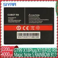 SIYAA Original CUBOT Battery For CUBOT GT99 X18 Plus/X19/P20 Magic Note S Note Plus RAINBOW C5 R9 R11 Nova Mobile Phone Bateria Electrical Connectors