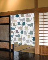 【YD】 Kawaii Colorful Door Curtain Partition Drapes Entrance Hanging Half-curtain Doorway