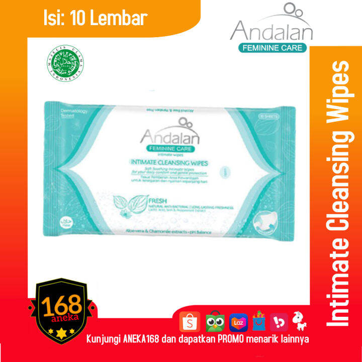 ANDALAN Feminine Care Intimate Cleansing Wipes Tissue Basah Lazada