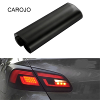 CAROJO ไฟหน้า Car สีดำด้าน30*100ซม. 1ชิ้นฟิลม์ตกแต่งไฟท้ายรถหมอกสติกเกอร์หลอดไฟไวนิล