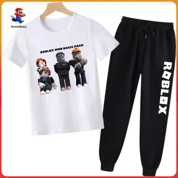 Children's terno jersey T-shirt sweatshirt Clothify Roblox T-shirt for Kids  Game Cartoon Printed Shirts 17005