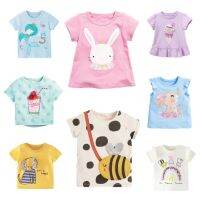 Children Childrens Clothing T-Shirt Girls Short-Sleeved New Style Summer Baby Cute Top Unicorn Pony Clothes-qqz-hotsale