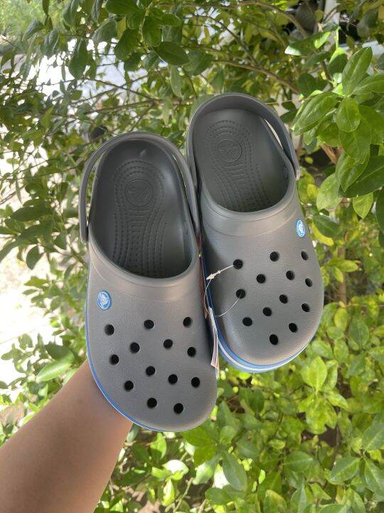 Crocband Blue Gray With Free Jibbitz (Random) M7.W9 Lazada PH