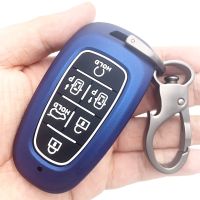 ◊ ABS Car Key Cases 6 Buttons Keyless Entry Remote Control Fobs Protector Cover For Hyundai Sonata Nexo 2019 2020 2021