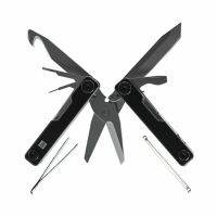 【In-demand】 HUOHOU 10 in 1 Folding Multi-function Tool Screwdriver Can Opener Scissor Nail File Tweezer Ear Pick