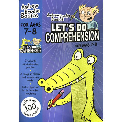 English Primary School Reading Comprehension Workbook 7-8 years old English original lets do comprehension