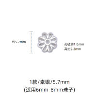 [COD]S925 เงินรองรับ spacer สร้อยข้อมือคริสตัลลูกปัดแฮนด์เมด วัสดุเครื่องประดับเงินไทยเครื่องประดับลูกปัดชุบทอง