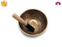 ขันทิเบตแฮนด์เมด ขนาด18ซม. น้ำหนัก862กรัม ชามทำสมาธิแฮนด์เมด Tibetan Handmade Singing Bowl