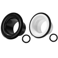 Bass Drum Enhancer ABS Rubber Bass Drum Kick Enhancer with Black Port Hole Protector,Mic Hole Drum Head