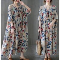 COD DSFGRDGHHHHH Oladivi Oversize Plus Size Boho Dresses for Women 50 40 30 60 Years Old Large Maxi Long Beach Dress 6010 C005