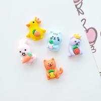 Cute Animals Cartoon Resin Mixed Home Decoration Flatback Cabochons Scrapbooking Craft DIY Mobile Phone Case Clothes Accessories