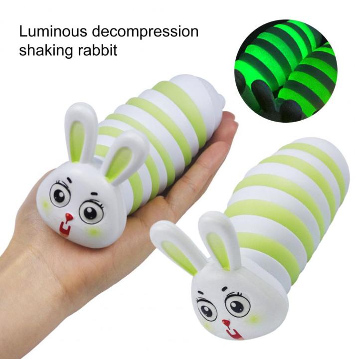 ของเล่นบีบคลายเครียดรูปกระต่ายคลายเครียดของเล่นเสริมประสาทสัมผัสของขวัญสำหรับเด็ก-lll