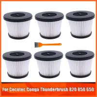 ตัวกรอง HEPA สำรองสำหรับ Lidl Cecotec Conga ธันเดอร์บรัช820 850 650อุปกรณ์เสริมส่วนกรองเครื่องดูดฝุ่นแบบมือจับ