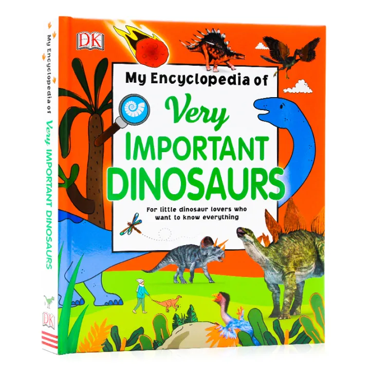 DK My Encyclopedia Of Very Important Dinosaurs Colouring English ...