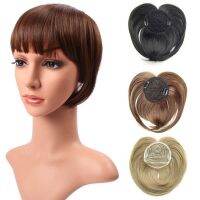 【DT】hot！ Straight Synthetic Hairpieces Temperature Colors Clip-in Middle Parting Bangs