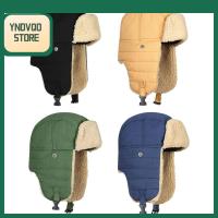 YNDVQO STORE Fashion Warm Ski Hat Trapper Bomber Hats Earflap Bonnet Russian Ushanka Snow Caps