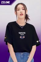 เสื้อผญ เสื้อผ้าผู้ชาย เสื้อยืดลายแมว รุ่น Cat Cute size M ถึง 5XL เป็นเสื้อยืดแฟชั่น cotton 100 นุ่มสบาย ยืด แต่ไม่ย้วย แบรนด์ ZELONE