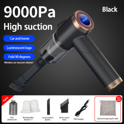 9000Pa Wireless Car Vacuum Cleaner Cordless Handheld Auto Vacuum Home &amp; Car Dual Use Mini Vacuum Cleaner With Built-in Battrery