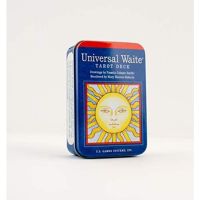 [ไพ่แท้]​ Universal Waite Tarot Deck in a Tin ไพ่ออราเคิล ไพ่ยิปซี ไพ่ทาโร่ ไพ่ทาโรต์ กล่องเหล็ก oracle card cards