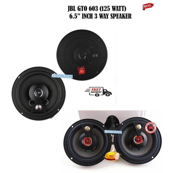 NEW JBL GTO 603 (125 WATT) 6” INCH 3 WAY SPEAKER Lazada