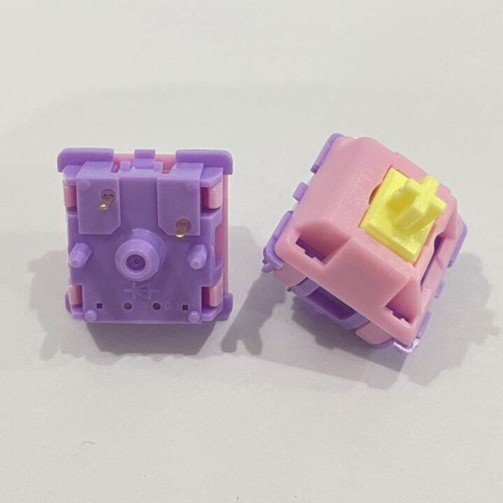 【Ready】 EQUALZ Banana Split Macho/MMD Ice Cream Linear Switches Mechanical Keyboard 3PIN 5PIN