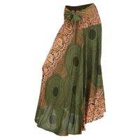 【YD】 Boho Skirt Costume Clothing Waisted Gypsy for Ladies