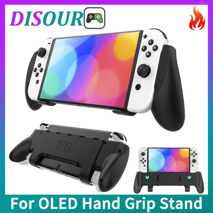 DISOUR Hand Grip Stand for Nintendo Switch OLED Comfortable Ergonomic