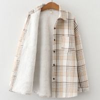 【HOT】▩♨✾ Fashion Thick Shirts Keep Warm Blouses and New Female Outwear