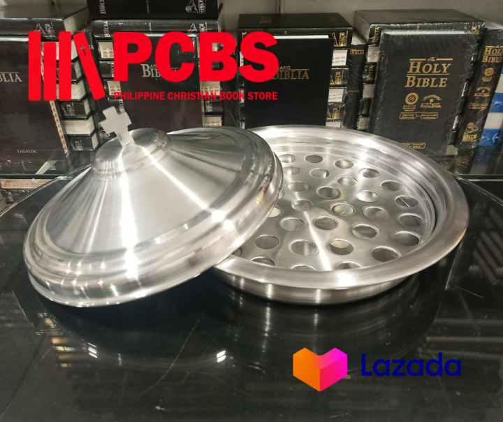 PCBS Aluminum Communion Tray Single (Stacking Plate for Communion Cups
