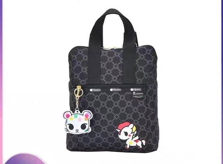 lisi-tokidoki-ร่วม2021ฤดูใบไม้ร่วงใหม่กระเป๋าเป้สะพายหลังแฟชั่นกระเป๋าเป้สะพายหลังสบายๆ8240