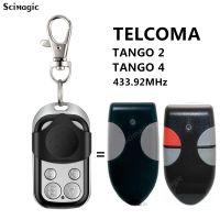 2023 latest สำหรับ TELCOMA TANGO2 TANGO4 ประตูโรงรถรีโมทคอนโทรล 433.92MHz รหัสคงที่เปิดประตูคำสั่งพวงกุญแจ