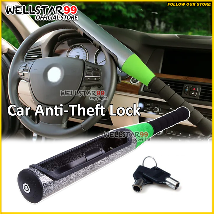 1pcs Universal Auto Baseball Bat Steering Wheel Lock Car Anti Theft Steering Wheel Lock 60CM