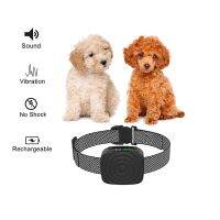 Pet Anti Bark Training Device Mini Collar For Small Medium Dog Training No Shock Rechargeable Waterproof Adjustable Safe Device