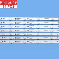 LED backlight strip GJ-2K16-490-D712-P5-L+R for Philips 49 49PUS6401 49PUS6501 49PUH6101 49PUS6561/12 49PUS6101/12 14pcs