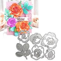 Layered Flower Petals Metal Cutting Dies Stencils For DIY Paper DIY Embossing Cards Scrapbooking/album Decorative C5T9