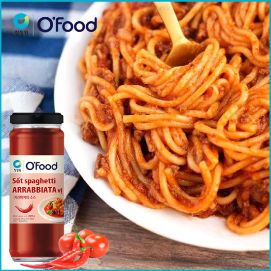 Sốt spaghetti arrabbiata vị cay o food 220g, sốt mì ý tiện lợi - ảnh sản phẩm 2