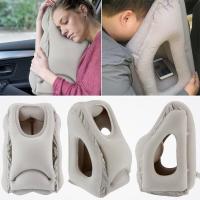 ۩♕۞ Upgraded Inflatable Air Cushion Travel Pillow Headrest Chin Support Cushions for Airplane Plane Car Office Rest Neck Nap Pillows