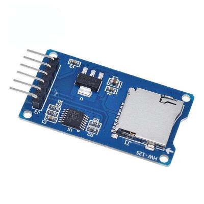 อินเตอร์เฟซ SPI และชิปแปลงระดับสำหรับ Mini-TF โมดูลเครื่องอ่านบัตรของ Arduino Micro การ์ด SD