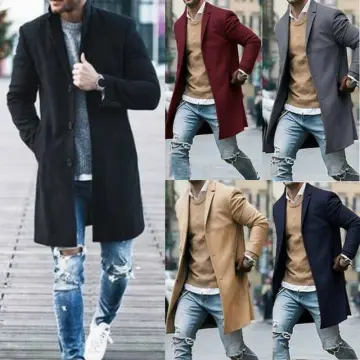 Winter Wear Business Casual Wool Overcoats Mens Long Woolen Coats - China  Wool Coat and Cashmere Coat price