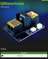 3d printer parts MOS hotend controller MKS MOS25 MOS module hotbed mosfet transistor MOSFET metal oxide semiconductor