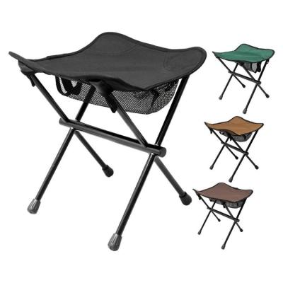 Portable Stool Portable Camp Stool Fishing Stool with Storage Pocket Camping Foot Stool Backpacking Stool for Outdoor Walking Hiking Fishing reliable