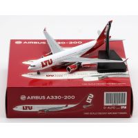 LH4207อัลลอยด์สะสมเครื่องบินของขวัญ JC ปีก1:400 LTU Airbus A330-200โมเดลเครื่องบินโมเดลจรวด D-ALPD พร้อมขาตั้ง