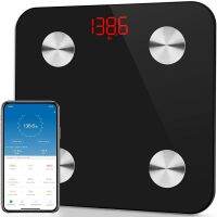 Airmsen Body Fat Scale Bluetooth-compatible Weight Scale Household Measuring Electronic Smart BMI Scale Luggage Scales