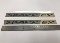 สติ๊กเกอร์ดั้งเดิม ติดข้างประตู ISUZU SPARK EX ทูโทน ปี 1995-1996 1 ชุด มี 2 ชิ้น sticker แต่งรถ ติดรถ อีซูซุ สติกเกอ สติกเกอร์