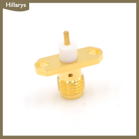 [Hillarys] SMA-KFD SMA FEMALE พร้อม2รูหน้าแปลน PTFE Deck SOLDER RF CONNECTOR