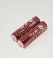 ถ่านชาร์จ Vapcell INR18650 M35 สีแดง หัวนูน 3.7V 3500mAh แท้ โค้ดเช็คได้ แพค 2 ก้อน แถมกระเป๋า