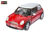 รถโมเดล  Mini COOPER  bburago  No.18-12034 2001 อัตราส่วน 1:18 กระโปรงหน้า+หลัง ประตู เปิดได้ จำลองได้เหมือนของจริง