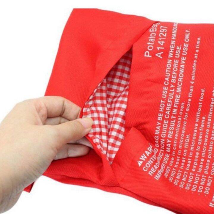 1pc-new-red-washable-cooker-bag-baked-potato-microwave-cooking-potato-quick-fast-baking-bag-kitchen-tools